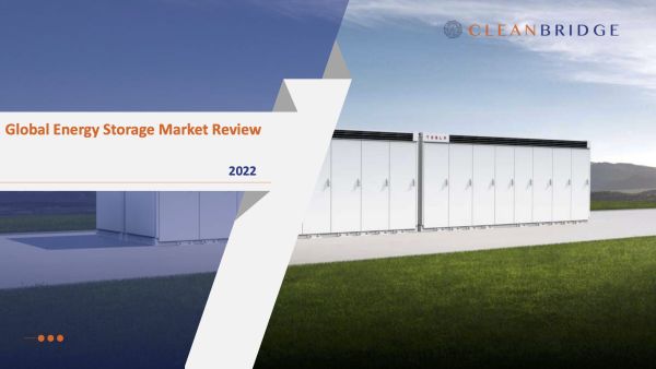 CleanBridge Global Energy Storage Market 2022 (Cut Out) (Cover)